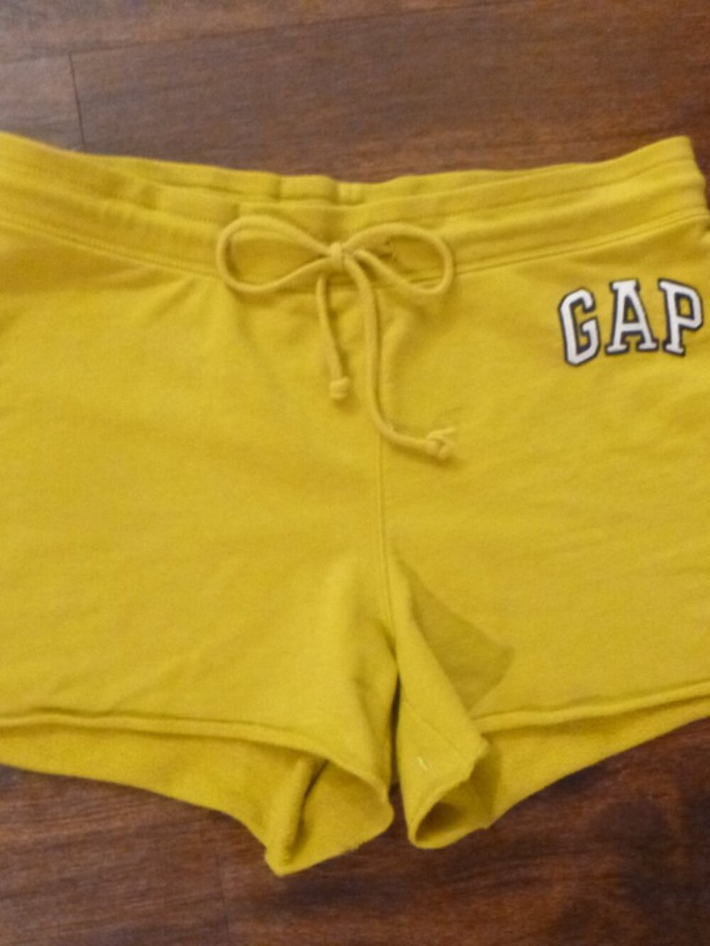 THE GAP SOFT DRAWSTRING SHORTS M CHARTREUSE COLOR